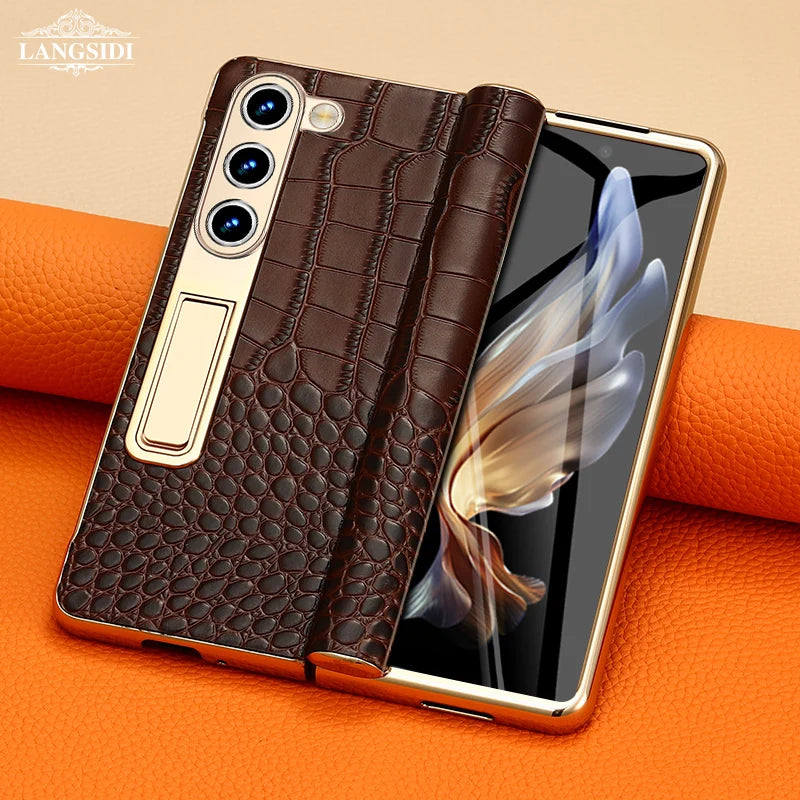 Funda de cuero para Z Fold 5