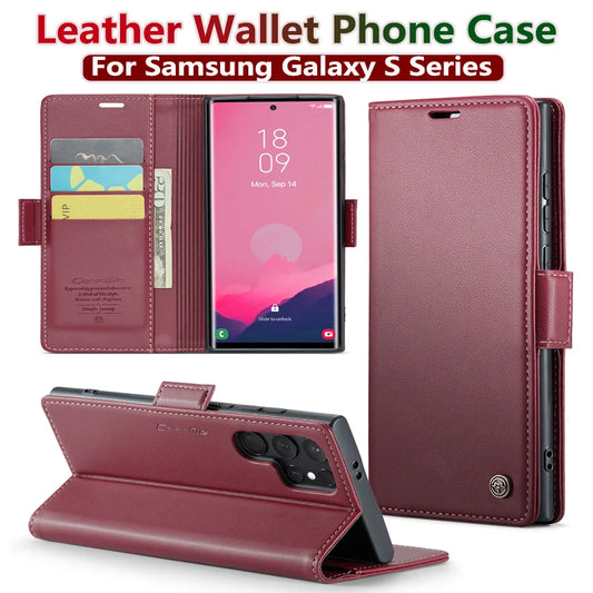 S24 Ultra Wallet Flip Cover