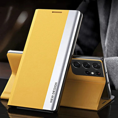 Funda de cuero para Note 10+