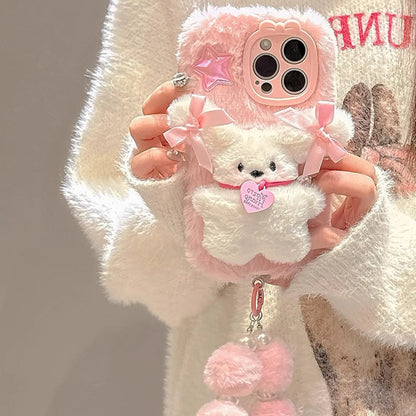 iPhone 13/12PM Pink Plush