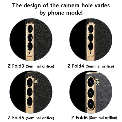 Z Fold 6 Leather Case