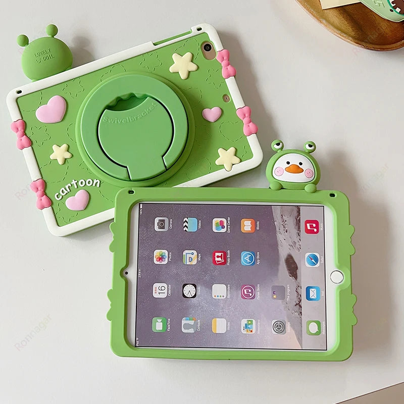 Funda con diseño de caballo de dibujos animados para iPad Pro 9.7 y Air 1 y 2