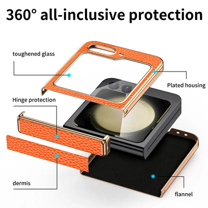 Funda protectora de vidrio templado para Z Flip 5