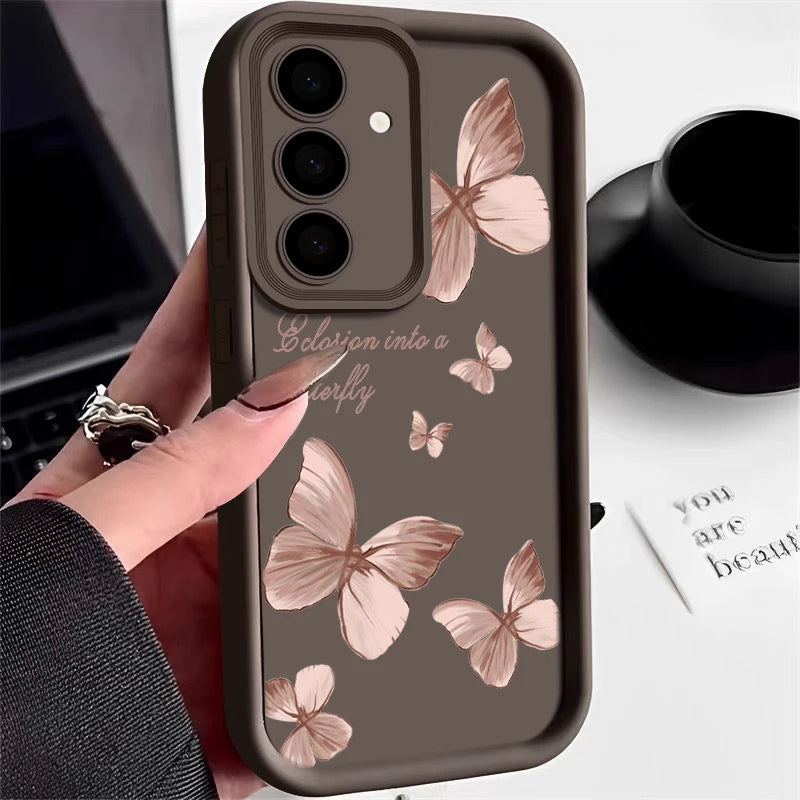 S24 Ultra Gold Butterfly