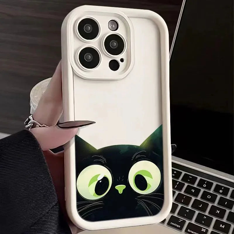 Gato de dibujos animados para iPhone 14PM