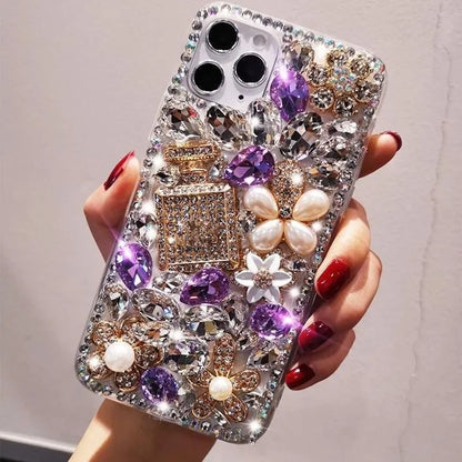 Estuche con diamantes de imitación para Note 10+