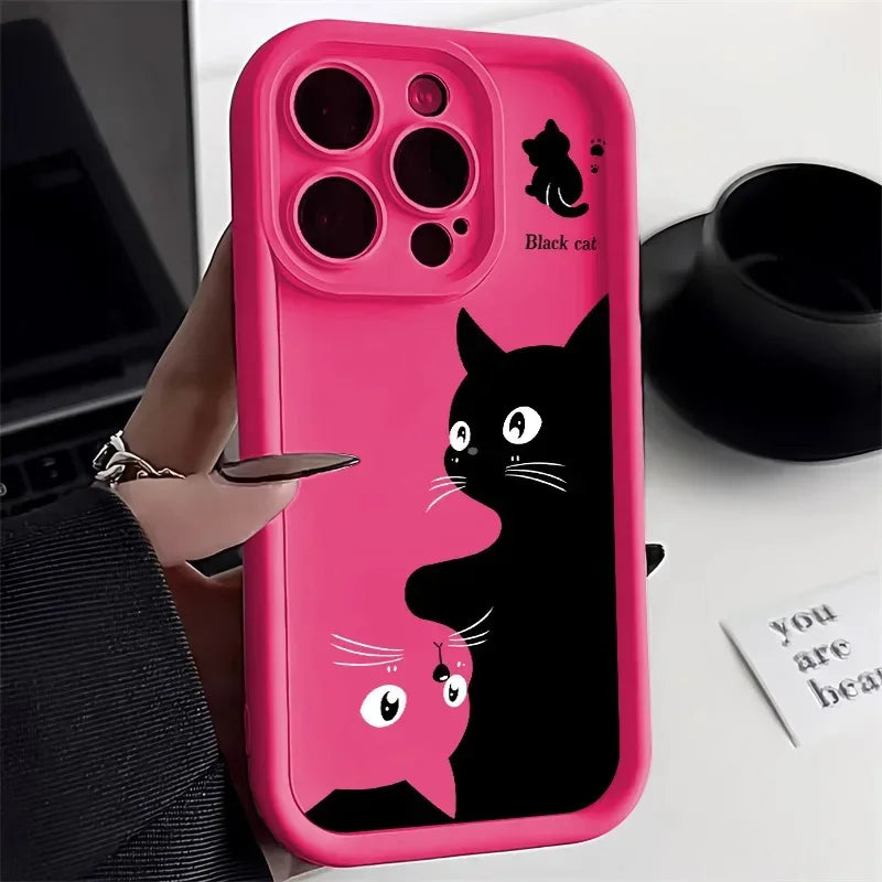 Gato de dibujos animados para iPhone 14PM