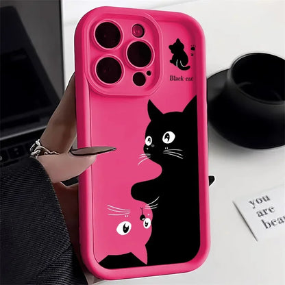 Gato de dibujos animados para iPhone 14PM