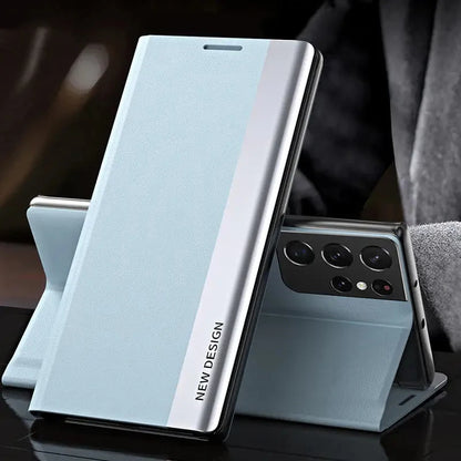 Funda de cuero para Note 10+