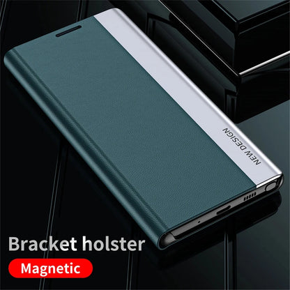 Funda de cuero para Note 10+