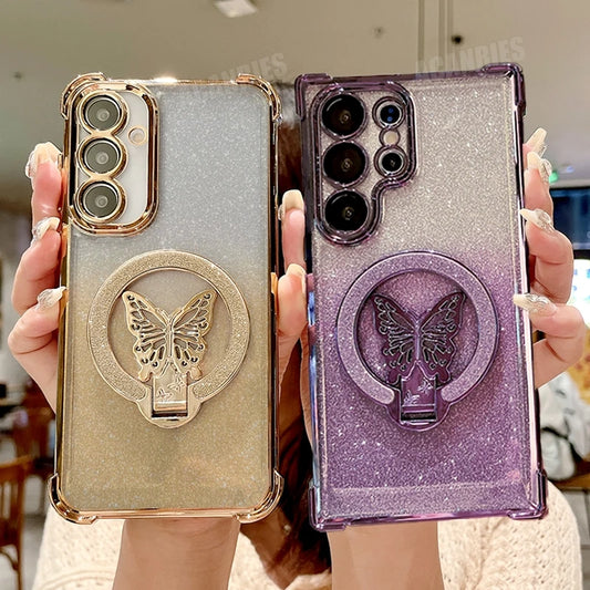 S24 Ultra Silicone Stand Cover
