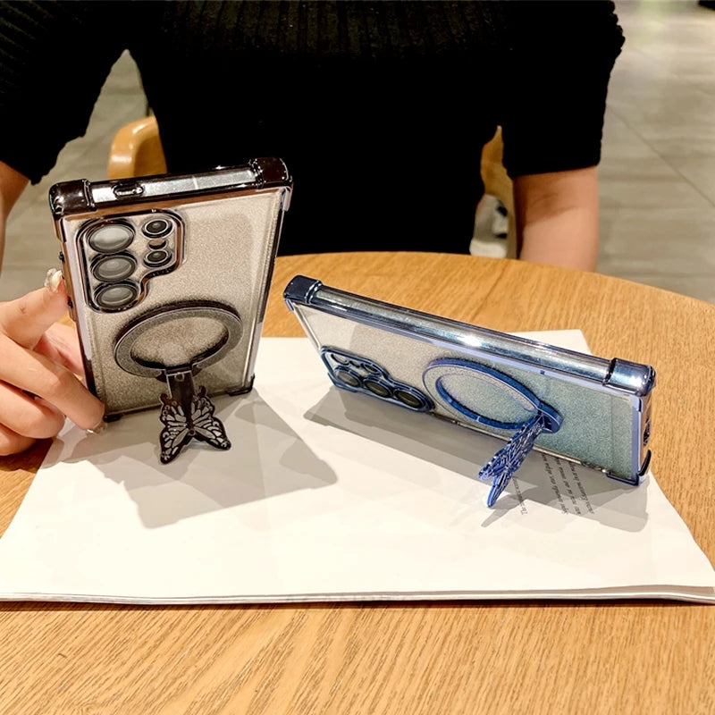 Estuche con soporte de mariposa S21