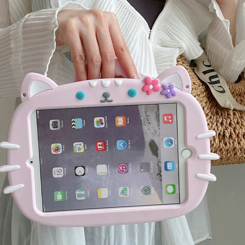 Funda con diseño de caballo de dibujos animados para iPad Pro 9.7 y Air 1 y 2