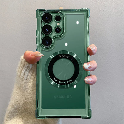 S24 Ultra Luxury Plating Magnetic