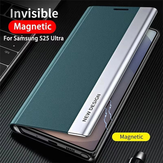 Funda de cuero para Note 10+