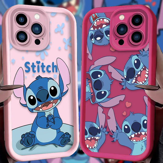Dibujo animado de Stitch para iPhone 13/12Mini