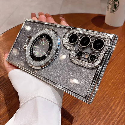 Funda con soporte de anillo magnético ultra S23