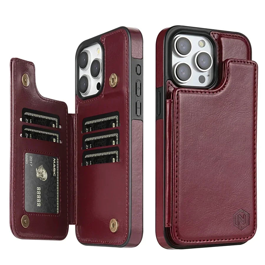 Magnetic Leather Case