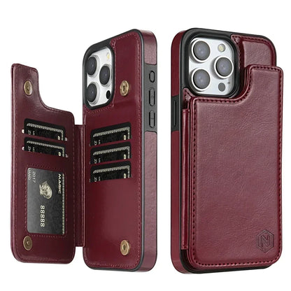Magnetic Leather Case