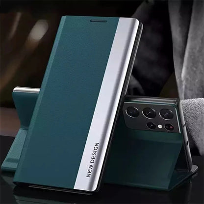 Funda de cuero para Note 10+