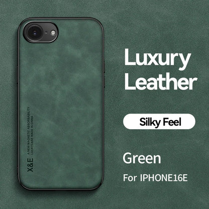 iPhone 16E Magnetic Leather Case