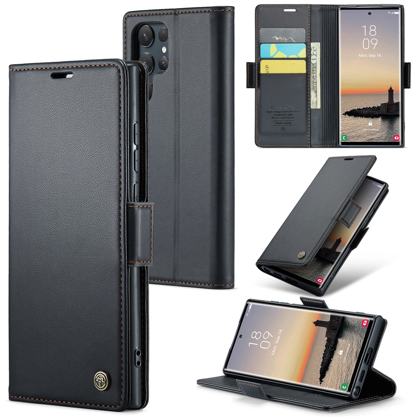 Funda tipo cartera para el S22 Ultra