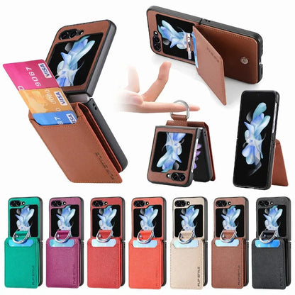 Cartera de cuero para Z Flip 5