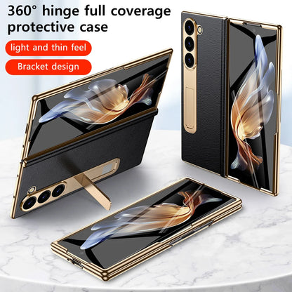Z Fold 6 Leather Case