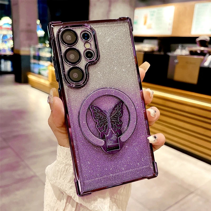Estuche con soporte de mariposa S21