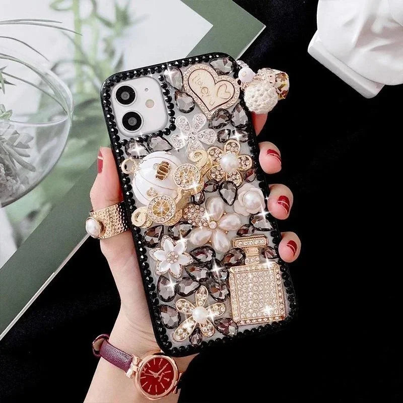 Estuche con diamantes de imitación S24+