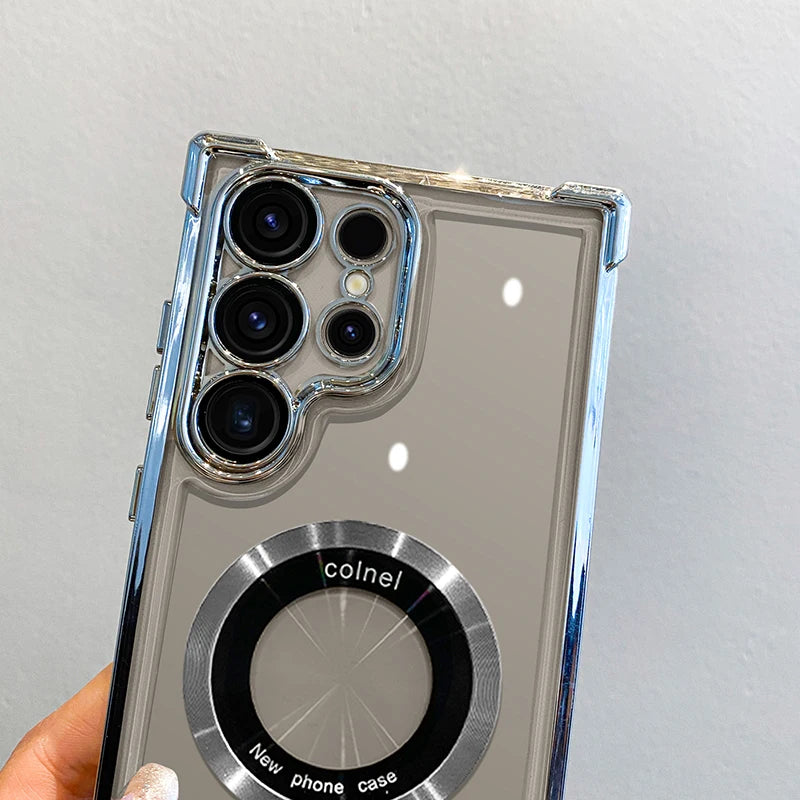 S22 Ultra Luxury Plateado Magnético