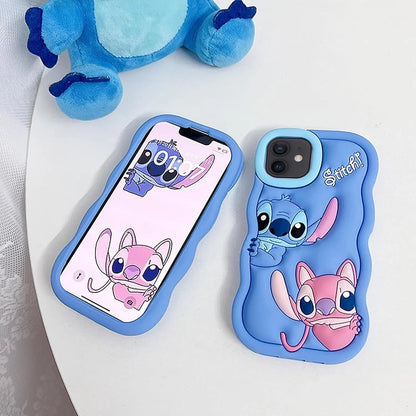 iPhone 16PM Silicone Wave Stitch