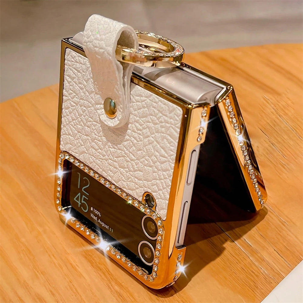 Funda de lujo a prueba de golpes para Z Flip 6