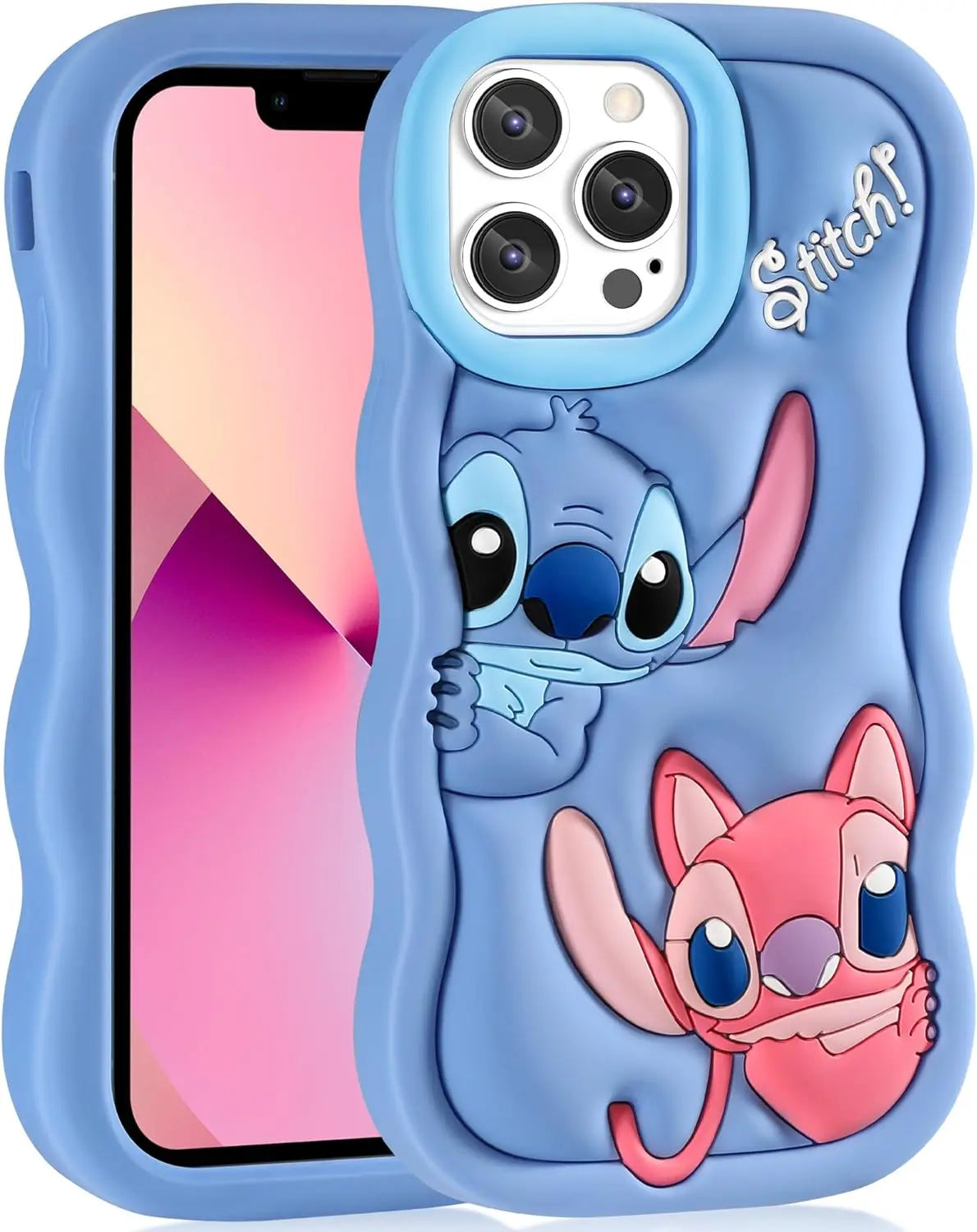 iPhone 16PM Silicone Wave Stitch