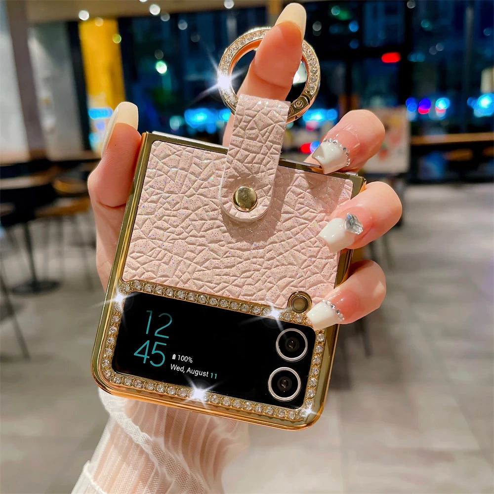 Funda de lujo a prueba de golpes para Z Flip 6