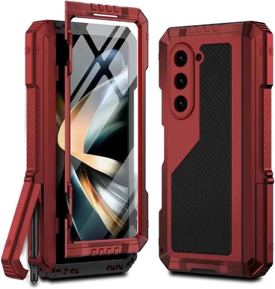 Funda de silicona de aluminio plegable Z Fold 4