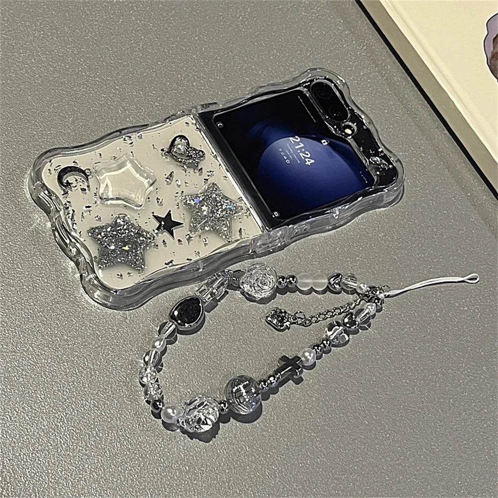 Funda protectora con borde para Z Flip 6
