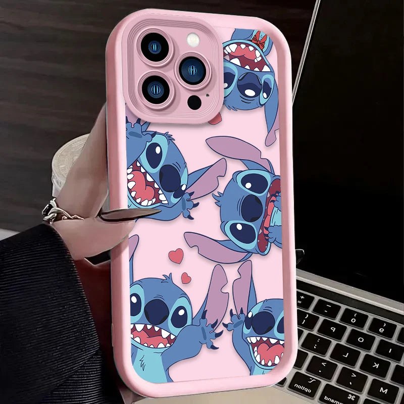 Dibujo animado de Stitch para iPhone 13/12Mini