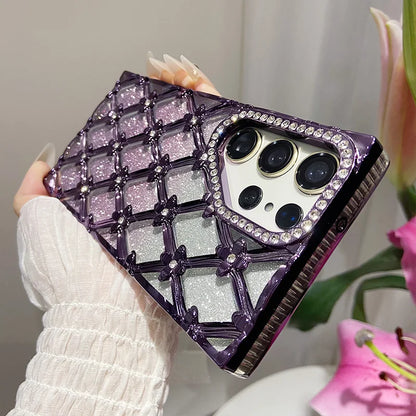 S23+ Flor de diamantes de imitación