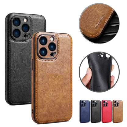 Funda de cuero suave para iPhone 11