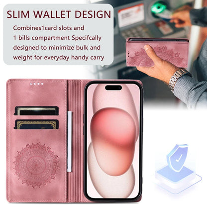 iPhone 16PM Magnetic Leather Flip Cover