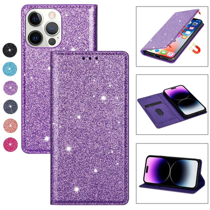 iPhone 14/5Plus  Magnetic Flip  Wallet
