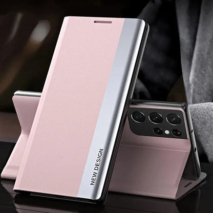 Funda de cuero para Note 10+