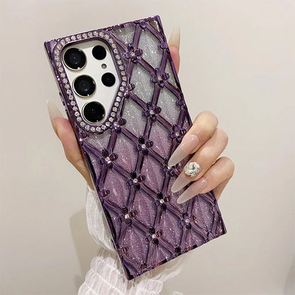 S23+ Flor de diamantes de imitación