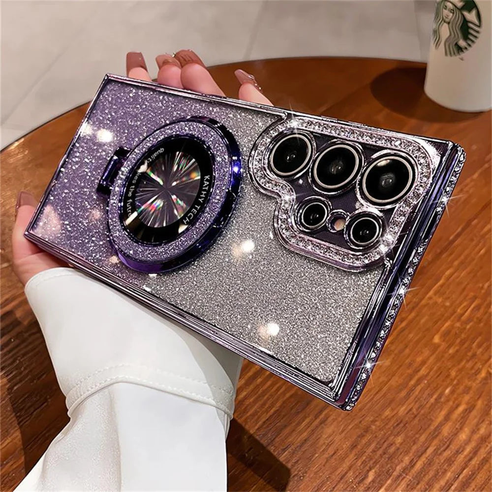 Funda con soporte de anillo magnético ultra S23