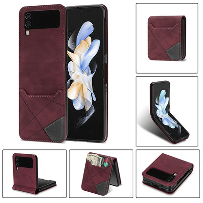 Funda de cuero a prueba de golpes para Z Flip 6