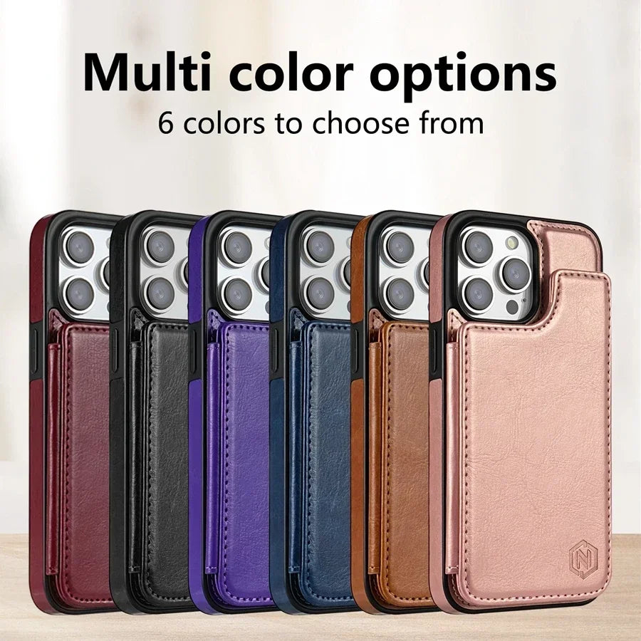 Magnetic Leather Case
