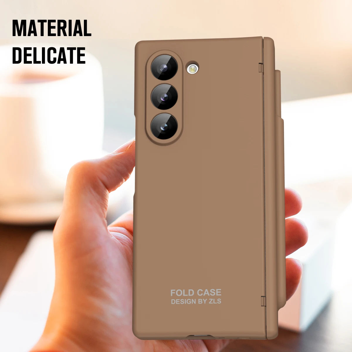 Cubierta mate plegable en Z de 4 pliegues