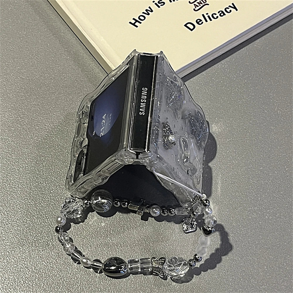 Funda protectora con borde para Z Flip 5