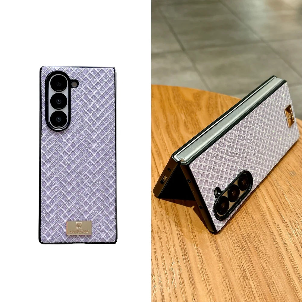 Estuche plegable Z Fold 4 con diamantes de imitación